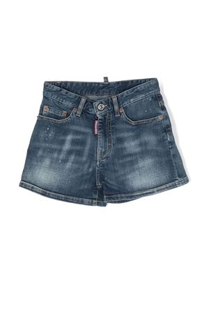 Denim cotton shorts  DSQUARED KIDS | DQ0787D0A1WDQ01